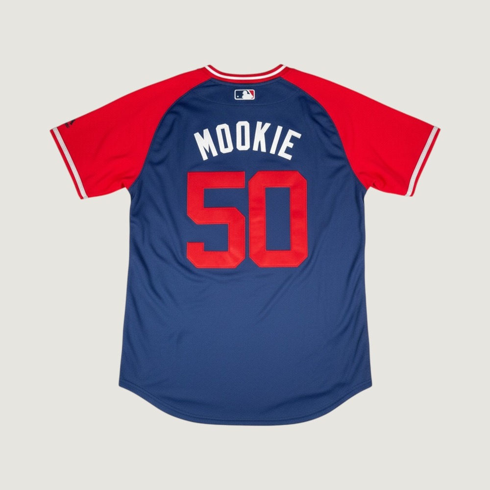 2017 Mookie Betts "Mookie" Red Sox Players Weekend Jersey Majestic USA Small